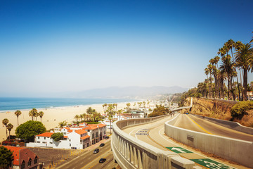 Naklejka premium California incline in Santa Monica