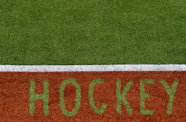 Artificial Turf on a hockey Sports Field