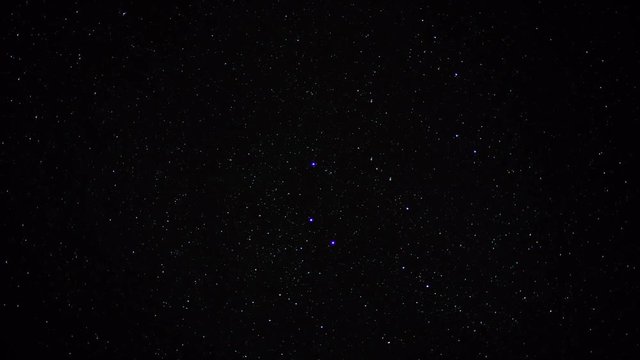 Parallax 3d starfield timelapse background. Stars in galaxy at different depths moving at different speeds.Deep three dimensional texture star field in the universe.