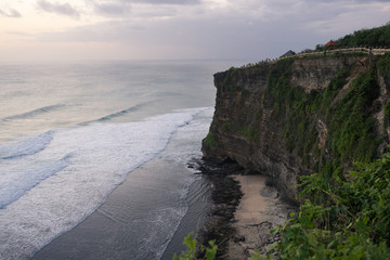 Uluwatu temple at sunset