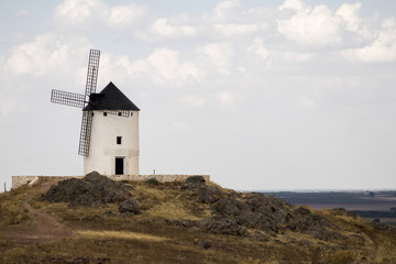 Molino de viento de Don Quijote en Castilla la Mancha