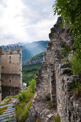 Fototapeta na wymiar Medieval castle in Italy