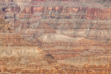 A full frame photograph of textured rock at the Grand Canyon in Arizona