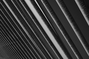 Diagonal metal strukture pattern perspective