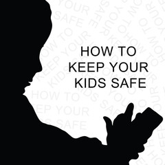 keep kids safe on internet illustration