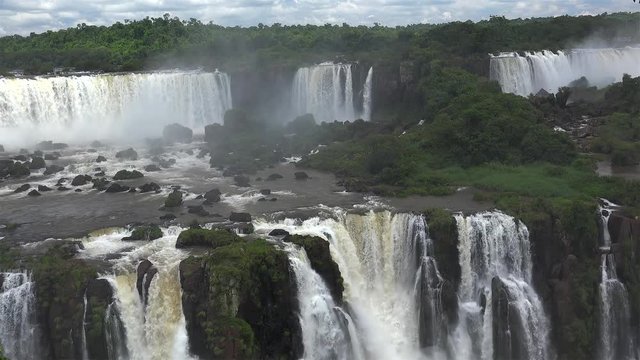 Argentine side of Iguazu Falls.