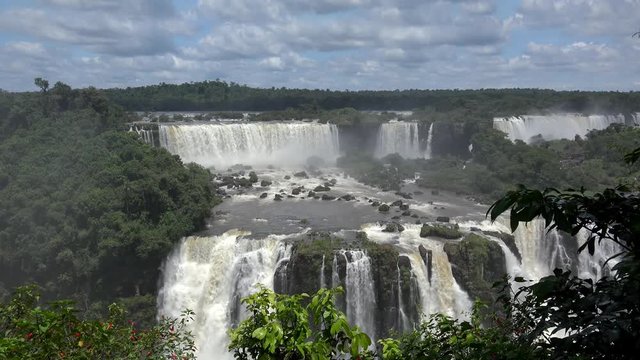 Argentine side of Iguazu Falls.