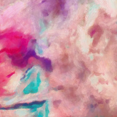 Fototapeta premium Detailed close up grunge abstract background. Dry brush strokes hand drawn oil textured paint on canvas texture. Creative simple pattern for graphic work, web design or wallpaper. Vintage style.