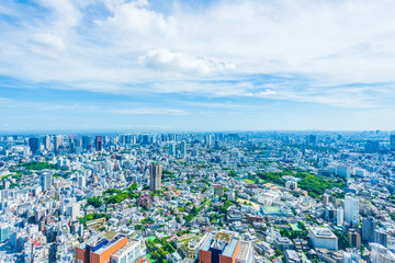 夏の東京風景 Tokyo city skyline , Japan