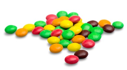 Colorful Chocolate Coated Candies