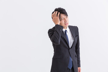 疲れたミドル男性　ビジネス