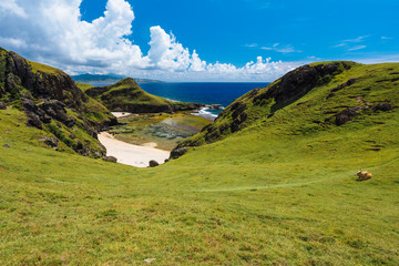 Cove of Sabtang island in the province of Batanes, Philippines