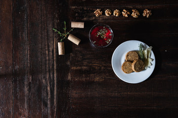 Dark Cookie Setting Plate