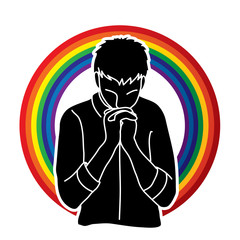 Praise God, Prayer, Christian praying, Thank you GOD graphic vector
