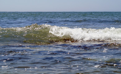 sea and stones, sea waves, sea, wave