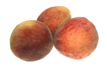 peach isolated on white background