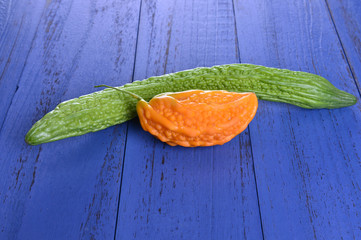 Bitter melon on the board