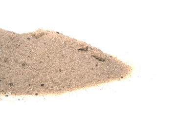 sand isolated on white background