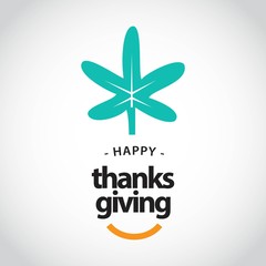 Happy Thanks Giving Vector Template Design Illustration