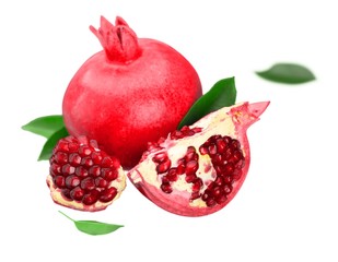Pomegranates with Seeds