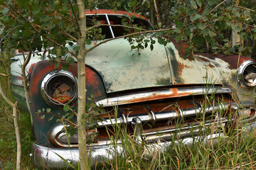 Vintage Car Wreckage