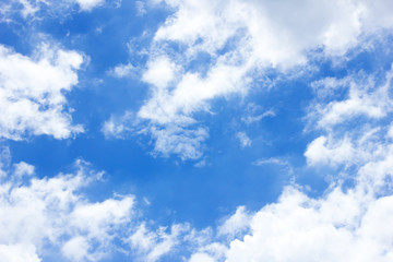 Naklejka na ściany i meble clouds sky in the blue sky background.