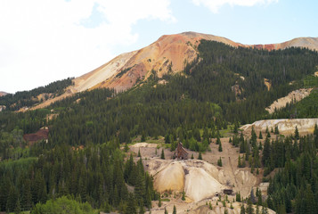Dilapidated Mine at Red Mountain Pass, Colorado