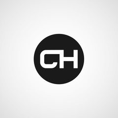 Initial Letter CH Logo Template Design