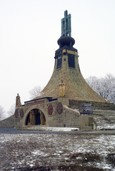 Memorial for the Battle of Austerlitz or Bitva u Slavkova, on the Pratzen Heights near Slavkov u Brna, Czech Republic