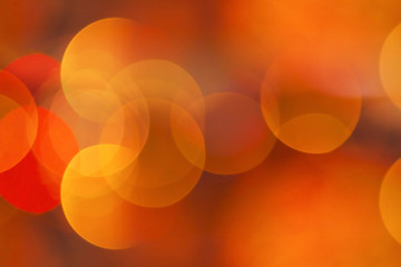 Abstract bokeh night garden in city background