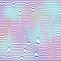 Abstract unique op art mesmerizing line design background