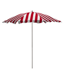 Beach umbrella - Red-white striped