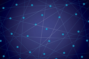 Obraz premium Starry sky map, random schematic bright stars