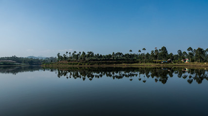 Blue Sky and Lake