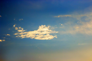 Fototapeta premium Dramatic sunset and sunrise sky