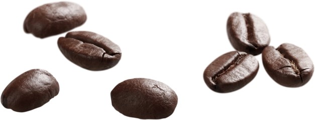 Coffee beans - isolated image