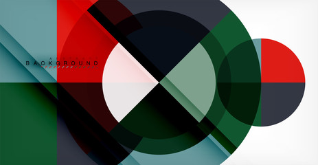 Obraz premium Vector circle abstract background