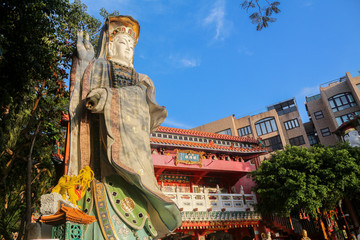 A-Ma Temple at the Temple of the Sea, Hong Kong Beach, Victoria, China