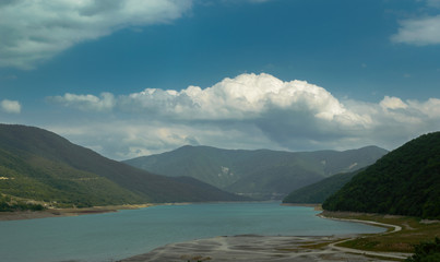 lake in the mountains