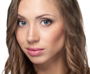 Fototapeta premium Closeup of a Beautiful Woman