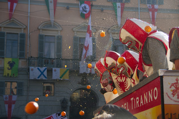 Orange Festival of Ivrea, February 2015