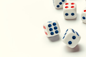 dice isolated on white background