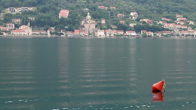 Prcanj town Kotor bay Montenegro