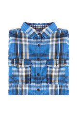 Folded shirt isolated
