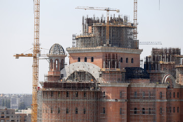 Construction site of Catedrala Mantuirii Neamului