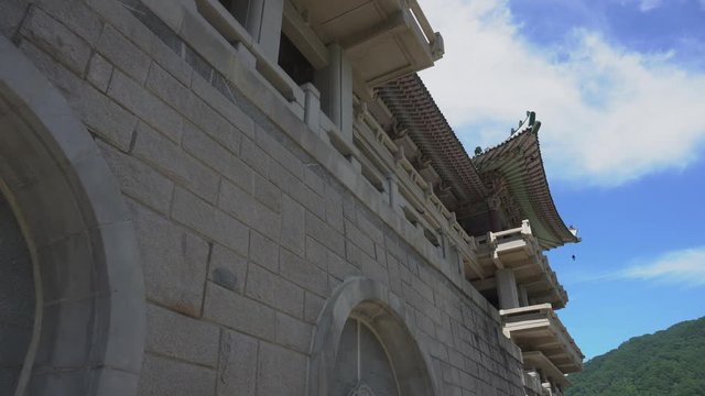 August, 2018 - Pyongyang, North Korea - the Museum of Gifts building comrade. Kim Il Sung and Kim Jong Il from different countries.