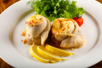 Trout fillet roll
