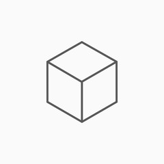 box icon, package vector
