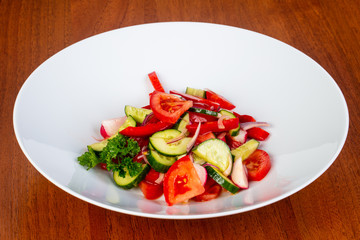 Delicious fresh salad