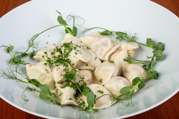 Delicious boiled dumplings